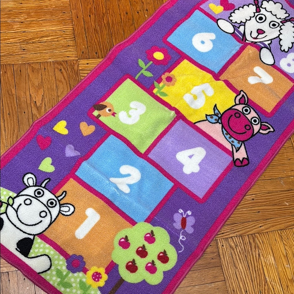 Colorful Kids Hopscotch Play Mat